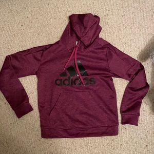 Purple addias sweatshirt